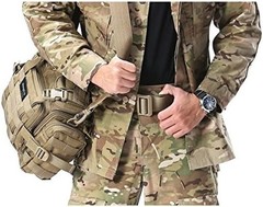 Tactical Range Bag Outdoor Sling Backpack Hiking Fanny Waist Pack