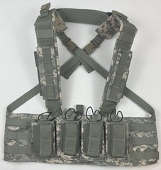 TAG Tactical Chest Rig Camo 6-Magazine Pouch Large New No Tags Military Style