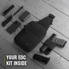 Durable Concealed Carry Bag with Universal Holster