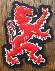 London Bridge Trading LBT “Lion Logo” Red & Black Variant PVC Patch