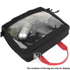 KRYDEX Clear Top Insert Bag Packing Organizer Hook Back for D3 Backpack Large