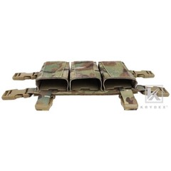 KRYDEX Triple .223 5.56 Magazine Pouch Tactical Placard with Kydex Insert Camo