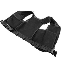 Barska VX-200 Black Adjustable Tactical Vest Left Hand with Holster, BI12154