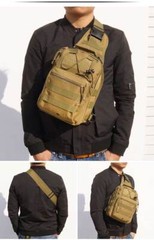 Men Backpack Tactical Sling Shoulder Bag Molle Travel Chest Pack Outdoor Hiking