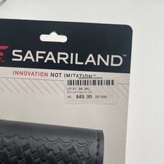Safariland 90H-4 Top Flat Chrome Snap Handcuff Pouch Hinged Basket Weave