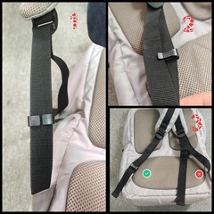 Alamic 20 Pack Plastic Webbing Ending Clip 1″ Tactical Backpack Strap Black