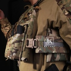 KRYDEX Quick Release Metal Buckle Cummerbund Adapters for Armor Vest RangerGreen