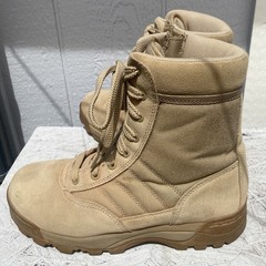 Original SWAT Mens 9 Classic Tactical Army Work Boots 9″ Side Zip 115202 Tan