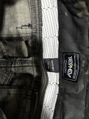 YEYHEV G3 Combat Camouflage Cargo Pants Black Cotton Blend 3XL Men