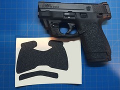 Smith & Wesson M&P Shield 45 Custom Rubber Tactical Gun Grips Way Better Grip