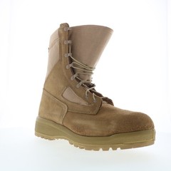 Belleville Hot Weather Flight Combat Made In USA Mens Brown Tactical Boots 12