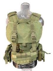 Russian SMERSH M1 Tactical Vest Chest Rig Outdoors AT Green Assembled