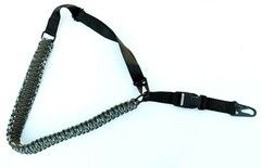 60″ Tactical 550 Paracord Gun Rifle Bow Shotgun Sling 1 / 2 Point MINT CHOCOLATE