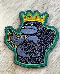BANANA KING! LARGE 4.5” MORALE PATCH ~ AWESOME!!