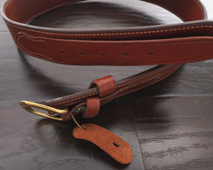 Vintage Bianchi #B3 Brown Ranger Duty Gun Belt Size 36 Made In USA