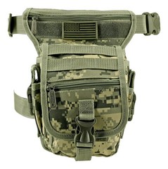 East West Digital Camo Tactical Hip Bag w/Fully Adjustable Waist and Leg Strap