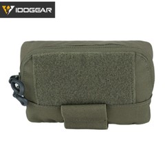 IDOGEAR Tactical MOLLE Pouch Accessory Pouch Chest Storage Admin Pouch Camo Army