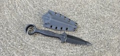 Cold Steel 3.5″ FGX RING DAGGER Kydex Sheath Only, Pancake Style (BK) Paracord