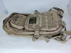 Fieldline Tactical Military Backpack Zipper Compartments Tan Beige Fast Ship