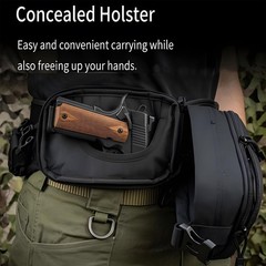 Tactical Pistol Concealed Carry Waist Bag Holster Gun Pouch Case Magazine Pouch