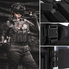 Tactical Vest, Quick Release Lightweight Airsoft Vest, Adjustable Weighted Ve…