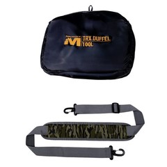 Muddy Outdoors TRX 100L Packable Hunting Travel Duffle Bag, Mossy Oak Bottomland