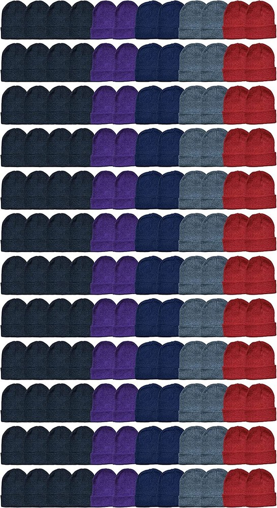 120 Pack Yacht & Smith Wholesale Bulk Thermal Beanies Or Gloves