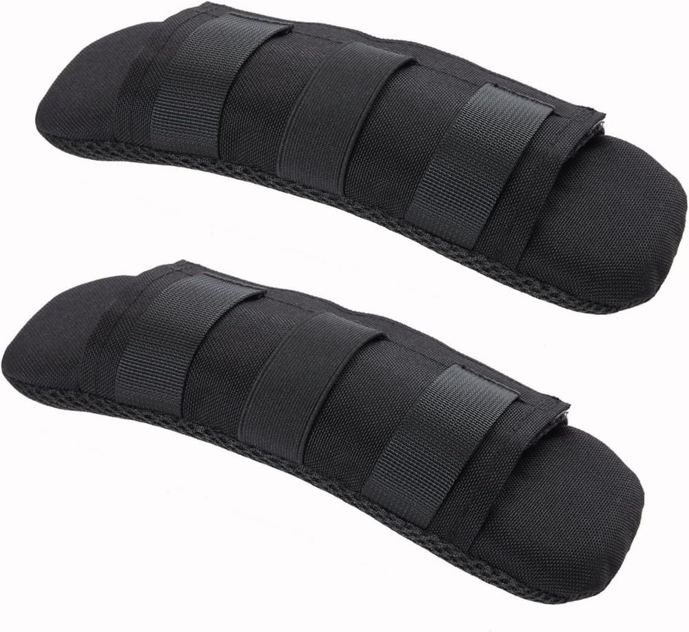 2 Pack Shoulder Strap Pad Backpack Pads Tactical Vest Black