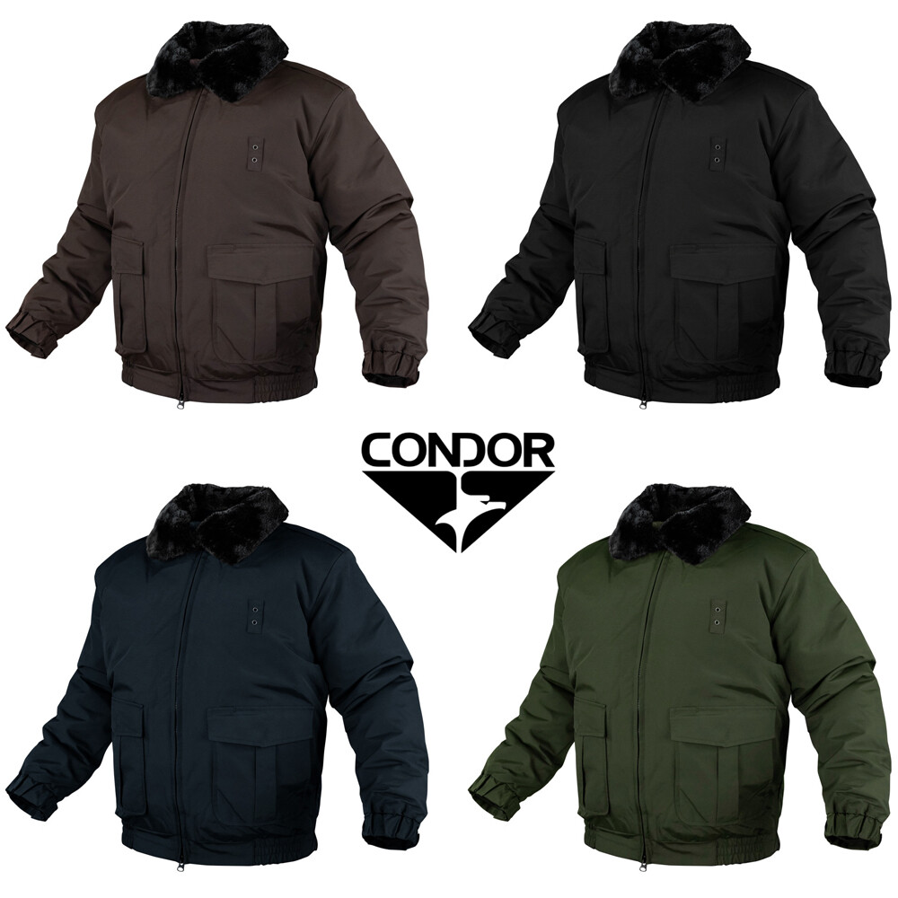 Condor 101263 Guardian Duty Faux Fur Lined Water Resist Polyester Nylon Jacket