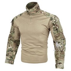 KRYDEX G3 Combat Uniform Set Tactical Shirt & Pants w/ Knee Pads Camo Multicam