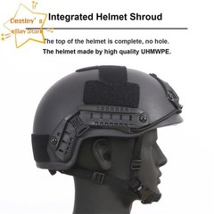 NEW FAST Tactical Ballistic Helmet UHMWPE Level 3 IIIA Military Combat Gear