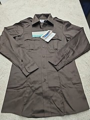 Blauer Men’s Tactical Brown Long Sleeve Shirt Size S