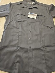 Blauer Men’s Tactical Dark Navy Short Sleeve Shirt Size L Tall NWT