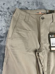 5.11 Tactical Men’s Edge Chino Pants Slim Fit Stone 28×34 MPN 74481