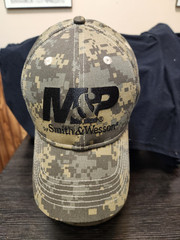 Smith & Wesson M&P Digital Camo Ball Cap Adjustable Green Beige
