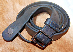 Vintage European Military Surplus Leather Rifle Sling – SKS?