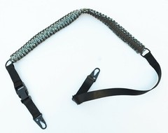 60″ Tactical 550 Paracord Gun Rifle Bow Shotgun Sling 1 / 2 Point MINT CHOCOLATE