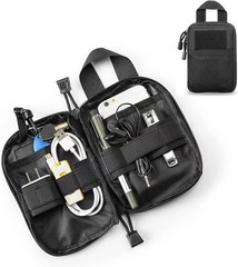 Tactical EDC Pocket Organizer Pouch, Mini Small Tool Storage Pouch Bag
