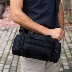 Mens Tactical Workout Pouch Military Molle Waist Bag Duffle Bag EDC Utility Bag