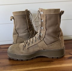 Altama Gore-Tex Army Flight Combat Vehicle Crewman Boots Coyote Brown Size 10 R
