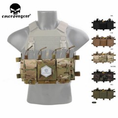 Emerson Chest Rig Plate Carrier Quad 5.56 Swift Clip Placard Magazine Pouch Bags