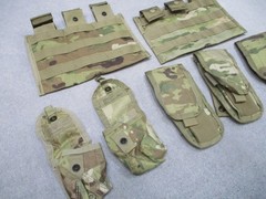 USGI Scorpion OCP MOLLE II Mag Grenade Pouch Set 5.56/.223 7 Piece Rifleman Set