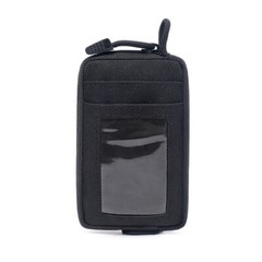 Black Tactical Wallet Card Bag Waterproof Card Key Holder Money Pouch Waist Bag