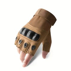 1Pair Tactical Fingerless Gloves for Men – Ideal for Outdoor Sports