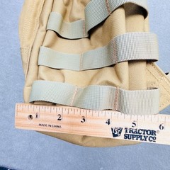 Sysco Veteran MOLLE Tactical Bug Out Backpack Coyote Tan 30 Liter 2 Compartments