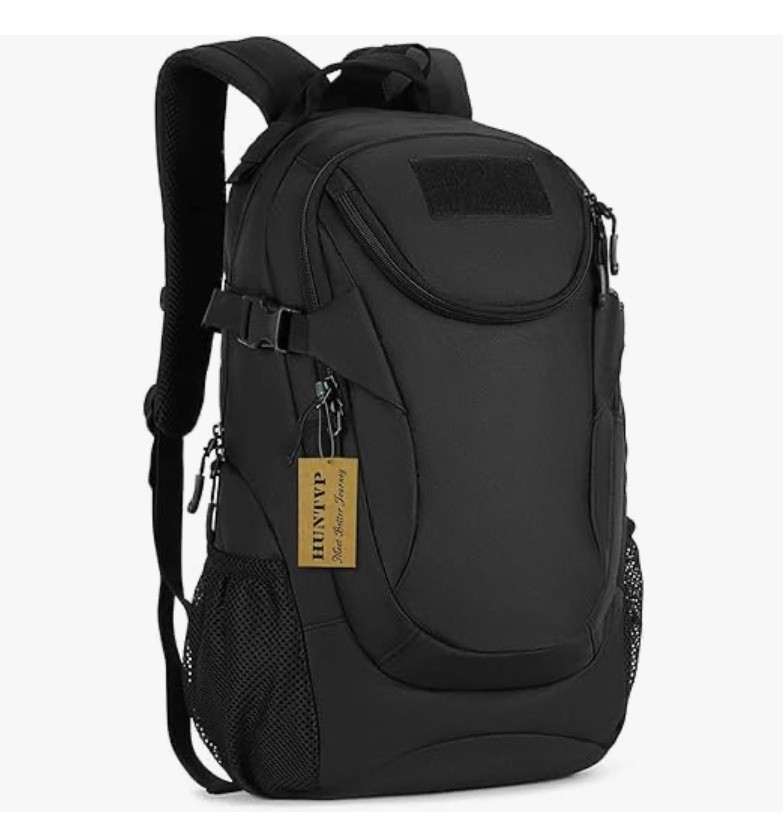 HuntVP 25L Tactical Backpack -Black-NWT