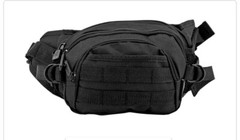 East West Fanny Pack, Tactical Day Bag Black