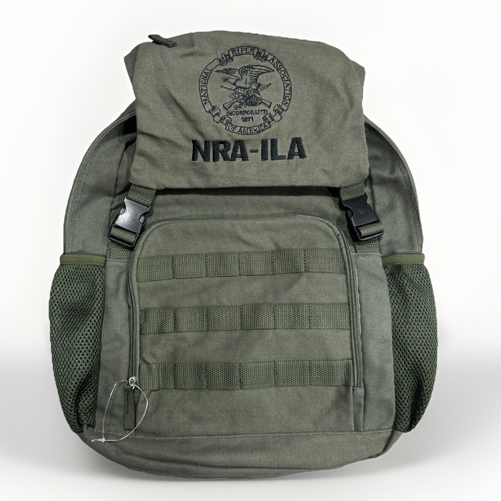Military Tactical Backpack NRA-ILA National Rifle Association Laptop Army Green
