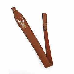 Tourbon Leather Rifle Sling Padded Adjust Shotgun Strap Fit Remington Marlin Gun