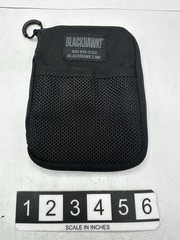 Blackhawk! Military black BDU pocket organizer Tactical w mesh, zipper, lanyard